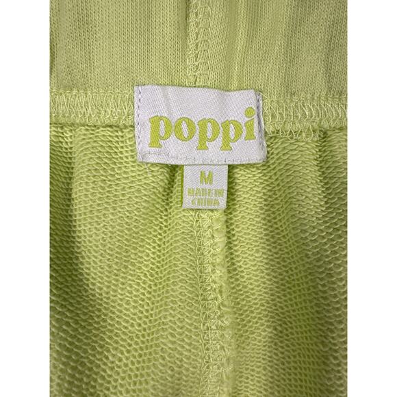 Poppi - Juicy AF Sweat Shorts in Lime Green - Picture 2 of 3